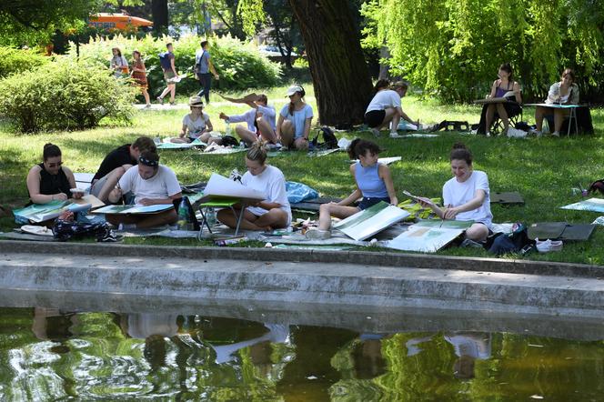 Plener malarski na Wydziale Architektury Politechniki Krakowskiej