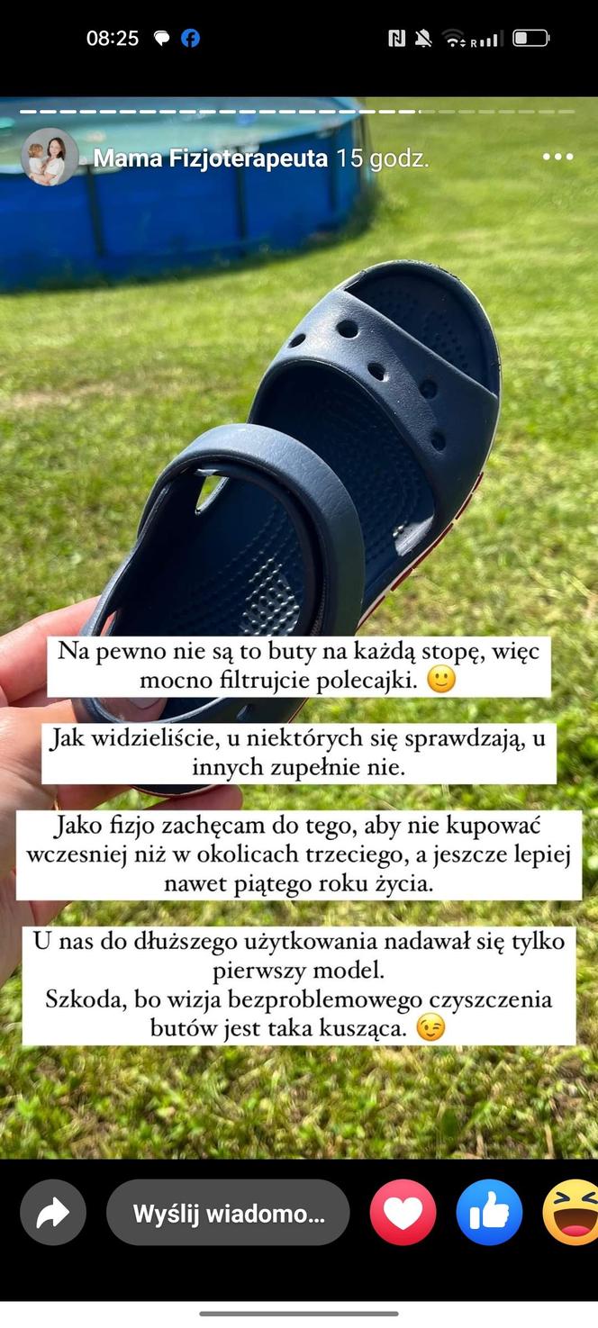 Fizjoterapeutka bierze pod lupę Crocsy dla dzieci