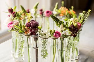 Stroik wielkanocny w szkle