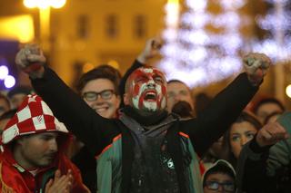 Ogromna radość w Chorwacji! Mieszkańcy Zagrzebia świętują po wygranej [ZDJĘCIA]