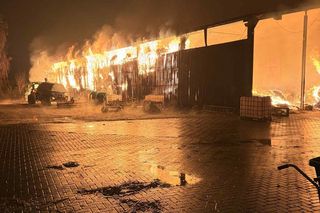 Pożar w Klubie Jeździeckim Facimiech