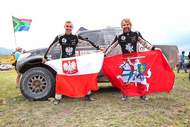 Sebastian Rozwadowski i Benediktas Vanagas (Rajd Dakar 2018)