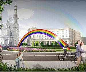 Plac Zbawiciela w Warszawie odzyska tęczę. Tak zagłosowali mieszkańcy w BO