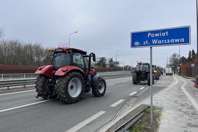 Protesty rolników w Warszawie