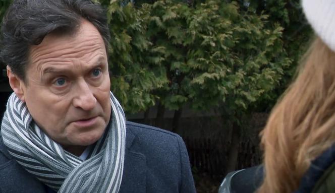 Na Wspólnej odc. 3442. Rafał Cielecki (Jacek Kawalec), Eliza (Katarzyna Chorzępa)