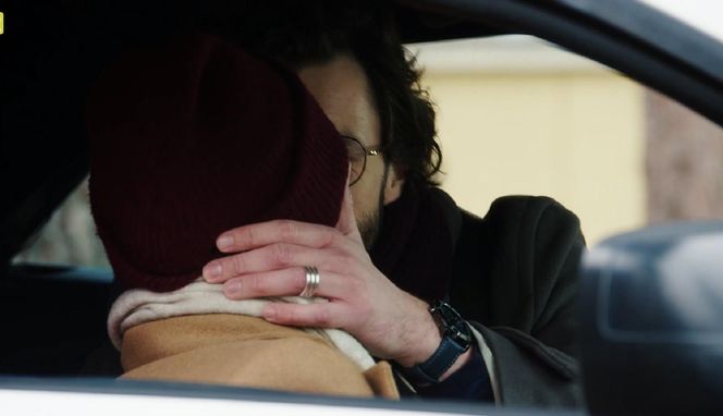 M jak miłość.  Kasia (Paulina Lasota), Mariusz (Mateusz Mosiewicz)	