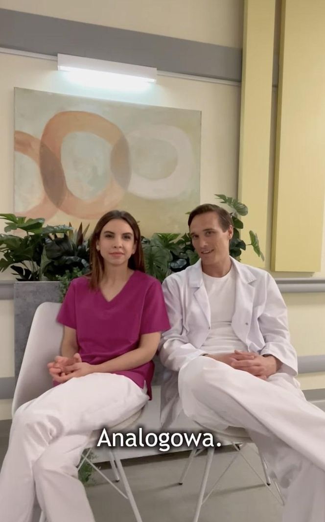 M jak miłość. Aneta (Ilona Janyst), Olek (Maurycy Popiel)