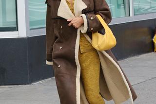 Irina Shayk w płaszczu zaprojektowanym przez Sarę Mannei