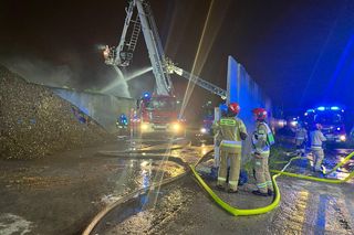 Pożar przy Metalurgicznej w Lublinie