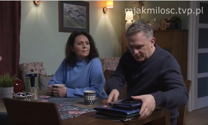 M jak miłość odc. 1662. Artur Rogowski (Robert Moskwa), Marysia (Małgorzata Pieńkowska)