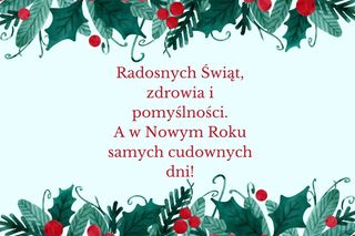 kartki świąteczne do wysłania