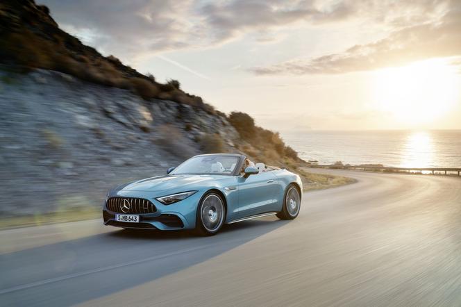Nowy Mercedes-AMG SL 43. Ma silnik z Klasy A i turbo z Formuły 1