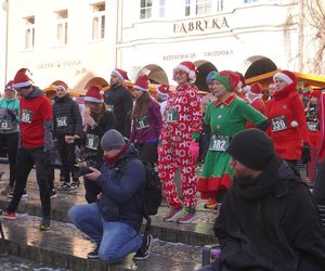 Bieg Mikołajów w Olsztynie. Około 400 osób pobiegło w charytatywnym celu [ZDJĘCIA]