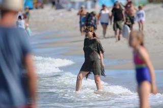 Seksbomba na plaży