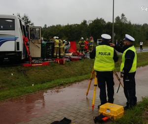 Ćwiczenia służb mundurowych w Zawierciu