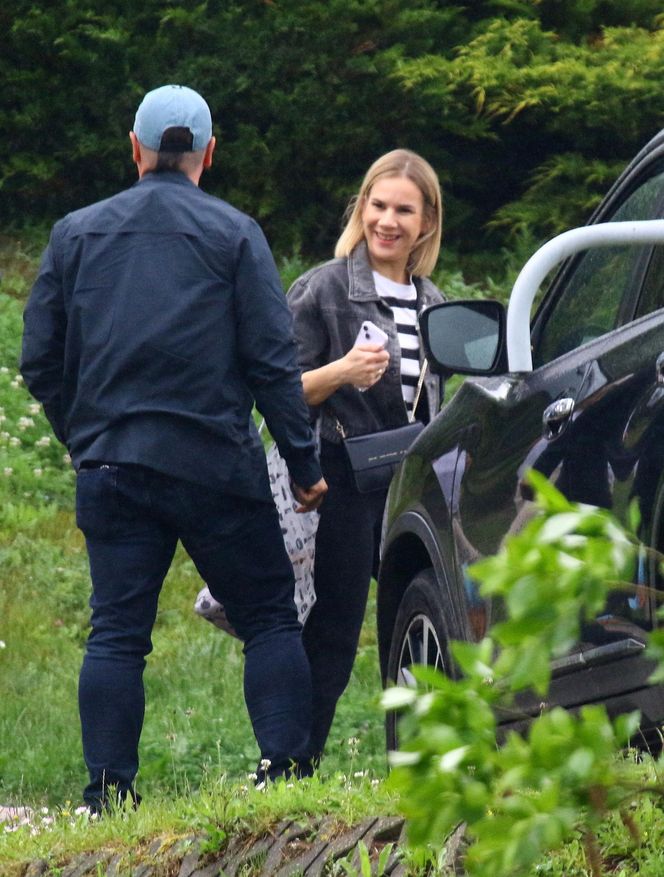 Zakupy Marty Nawrockiej pod okiem ochroniarza