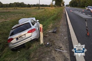 Opel zderzył się z audi. Dwie osoby w szpitalu. Są pierwsze ustalenia