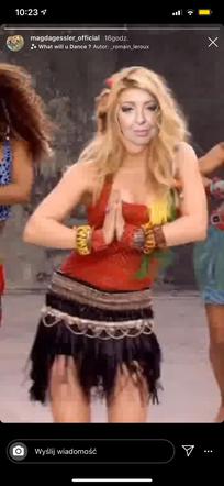 Magda Gessler jako Shakira