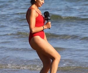 Anna Popek pracuje w zimnym morzu