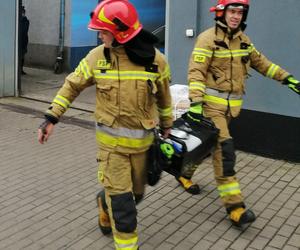 Ćwiczenia na terenie Aresztu Śledczego w Warszawie Służewcu