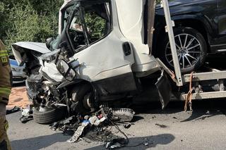 Wypadek na DK43 w Śląskiem