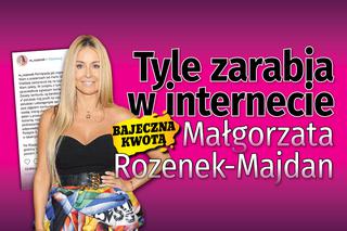 Ile zarabia Małgorzata Rozenek-Majdan? Zgarnia krocie za krótki wpis