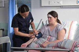 Pierwsza miłość, odcinek 3994: Julita (Dagmara Bryzek), pacjentka