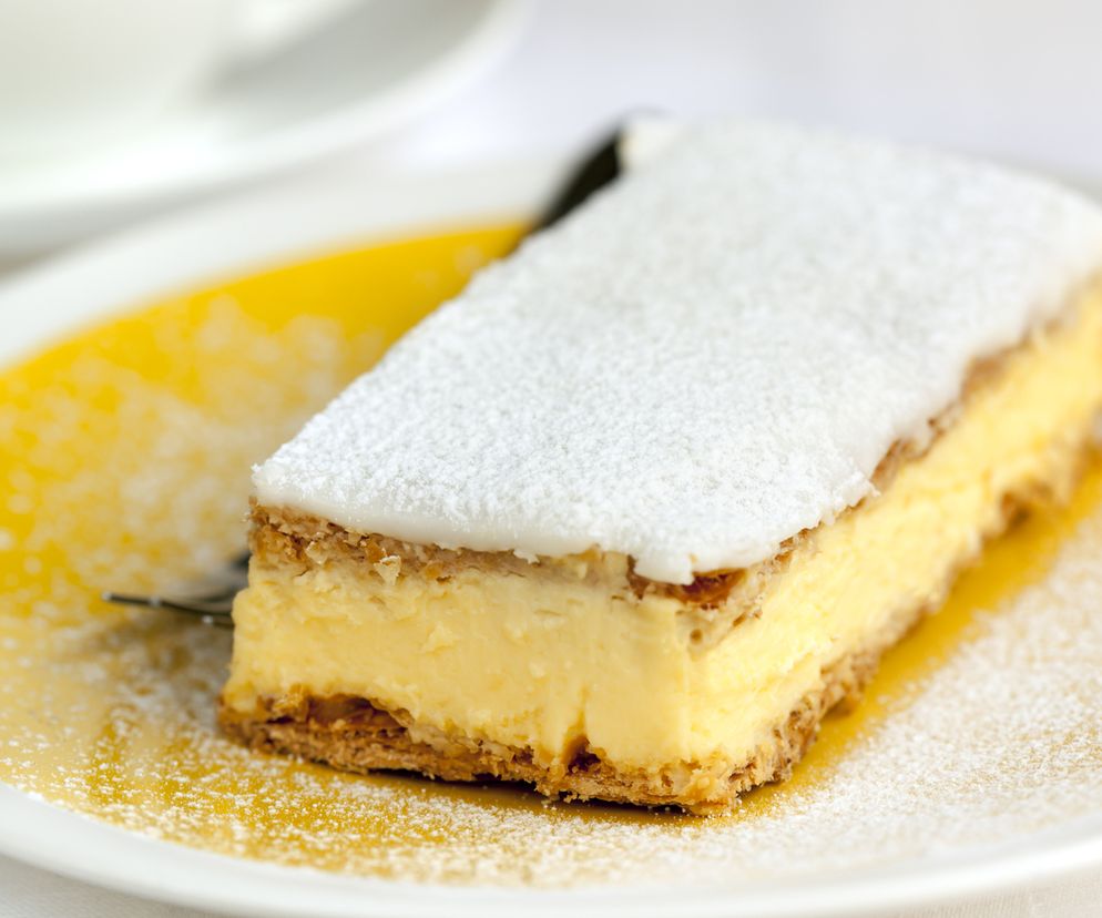 Napoleonka na herbatnikach