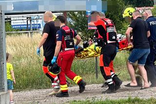 Wjechał motocyklem w bok taksówki. Makabryczny wypadek