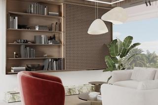 Dom w beżach i bordo w Alicante