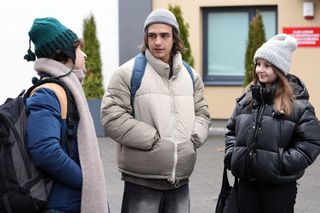 	Barwy szczęścia odc. 3175. Ewa (Gabriela Ziembicka), Romeo (Jacek Tyszkiewicz), Witek (Witold Sosulski)