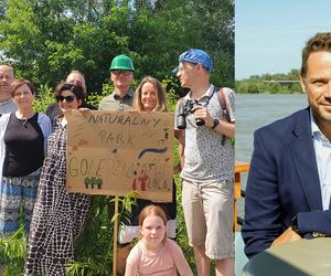 Trzaskowski wymyślił park. Ekolodzy go nie chcą. Awantura o naturę nad Wisłą