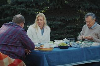 M jak miłość odc. 1813. Jagoda (Katarzyna Kołeczek), Tadeusz (Bartłomiej Nowosielski), Józef Modry (Stefan Friedmann)