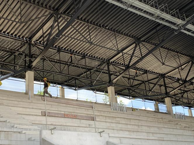 Stadion Miejski w Katowicach jest na ukończeniu. Najnowsze zdjęcia z czerwca