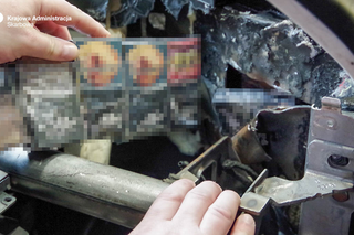 Kontrabanda na przejściu granicznym w Bezledach. Skonfiskowano 14 tysięcy sztuk papierosów