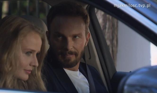 M jak miłość odc. 1611. Luiza (Dominika Kryszczyńska), Leszek Krajewski (Sławek Uniatowski)