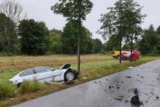 Groźnie wyglądający wypadek pod Braniewiem