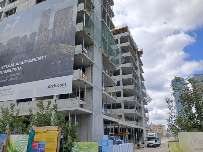 Apartamenty M7 w Warszawie w budowie