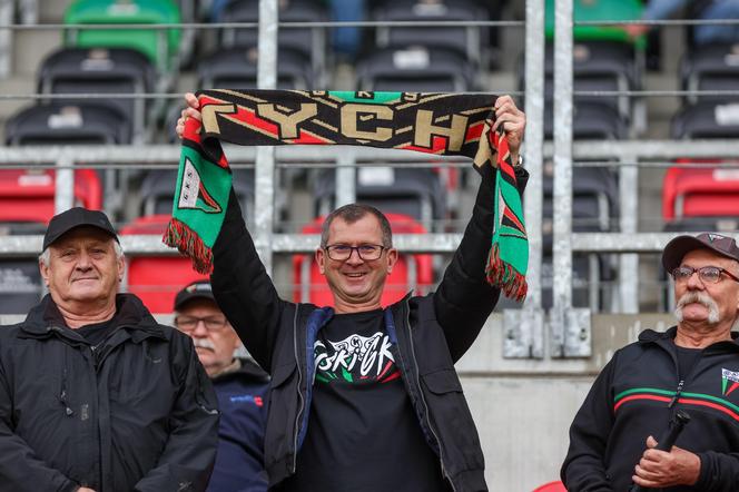 Kibice na meczu GKS Tychy - Lechia Gdańsk