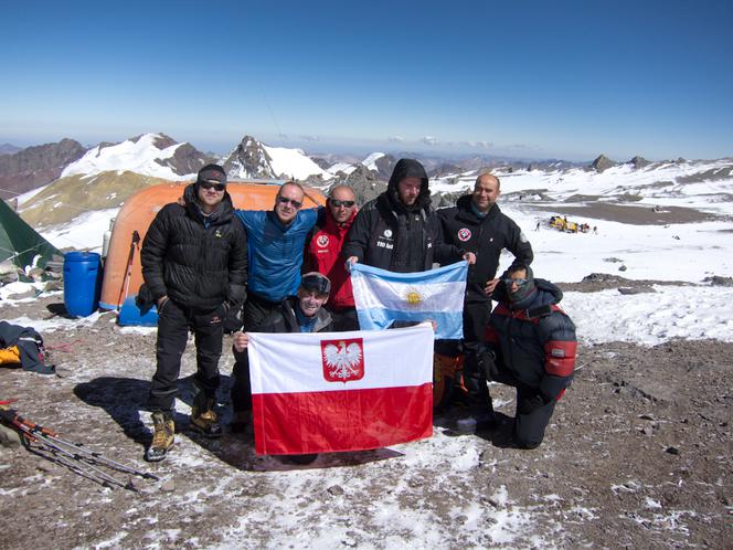 Zdjęcie z wyprawy na Aconcaguę, najwyższy szczyt Ameryki Południowej