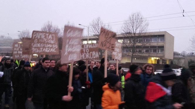 Protest studentów i studentek we Wrocławiu