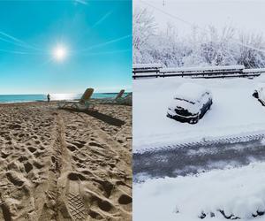 Gorące lato na południu, a na północy -30 stopni mrozu