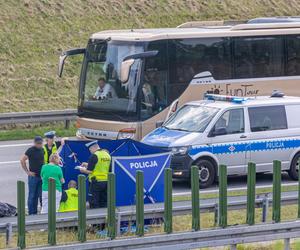 Tragedia na autostradzie A2 w okolicy Krzesin. Nie żyje motocyklista