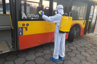 Dezynfekcja autobusów i tramwajów w Grudziądzu. Podwyższone ryzyko zarażenia koronawirusem