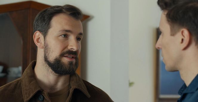 Barwy szczęścia odc. 3179. Marcin Kodur (Oskar Stoczyński), Tomasz (Jakub Sokołowski) 