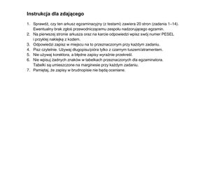 Matura 2025 - język polski