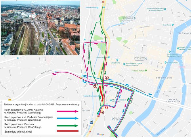 Prace na wiadukcie Biskupia Górka