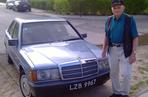 Mercedes W201 z Łodzi
