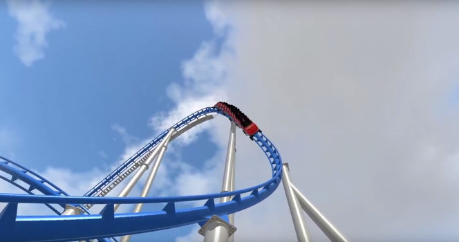 Rollercoaster w Śląskim Wesołym Miasteczku