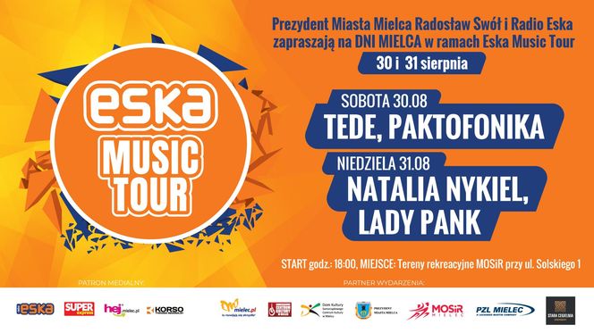 ESKA Music Tour w Mielcu. Świętuj z nami ostatnie dni lata!